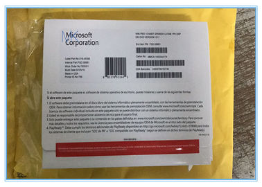 Sealed Microsoft Windows 10 Pro Professional OEM COA 64 Bit DVD Pack in Spanish