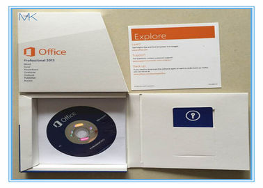 النسخة الانجليزية مايكروسوفت أوفيس 2013 مفتاح المنتج بطاقة صندوق البيع بالتجزئة دي في دي