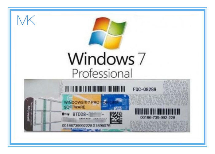 OEM وين مفتاح 7 المهنية المنتج للحصول على ويندوز 7 برو جنة الزراعة 32 / 64BIT تفعيل اون لاين