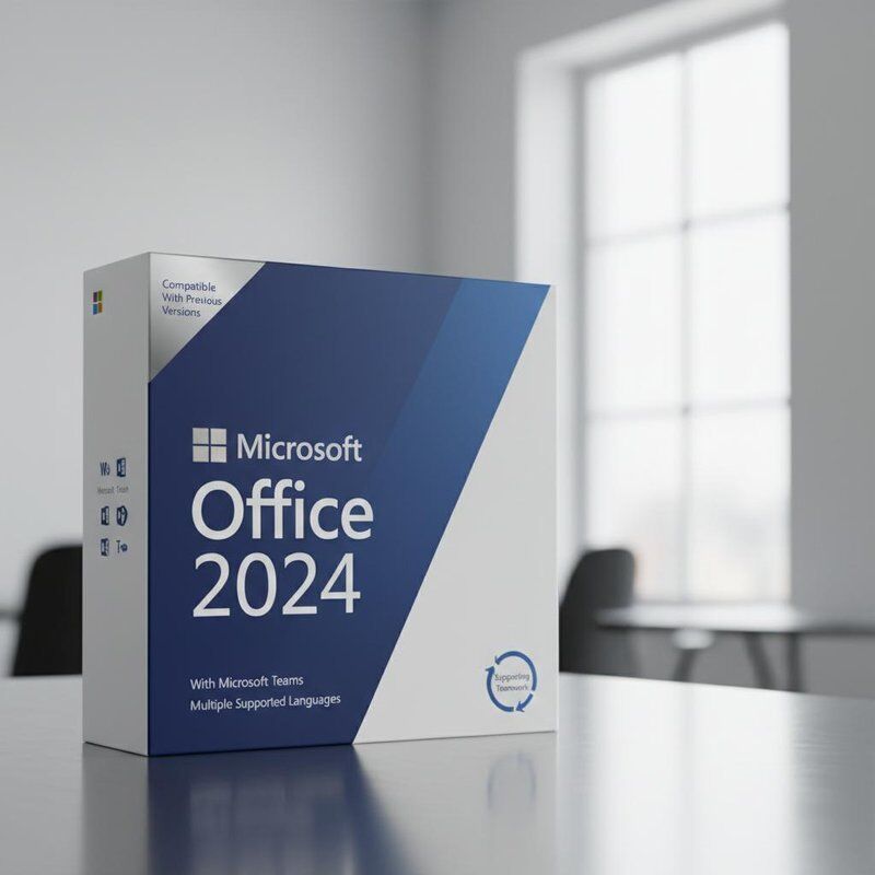 متوافق مع الإصدارات السابقة من Microsoft Office 2024 مع Microsoft Teams والعديد من اللغات المدعومة التي تدعم العمل الجماعي