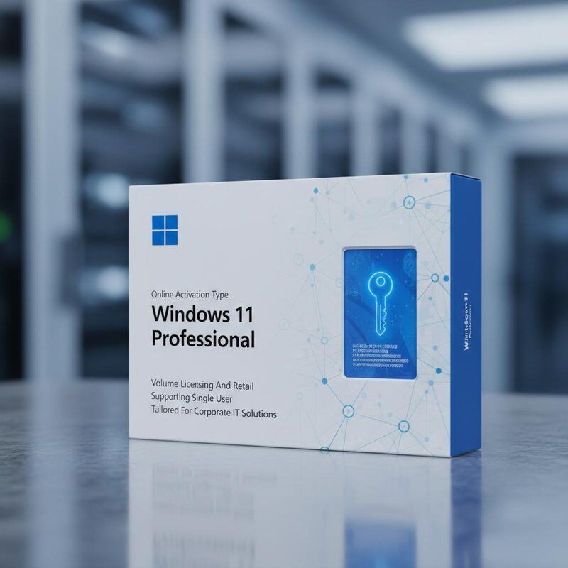 نوع التنشيط عبر الإنترنت: Microsoft Windows 11 Professional، الترخيص المجمع ودعم البيع بالتجزئة لمستخدم واحد مصمم خصيصًا لحلول تكنولوجيا المعلومات للشركات
